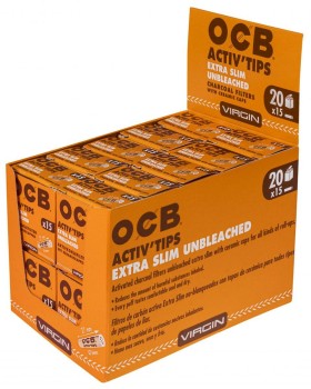 Ocb Filter Activ Tips Extra Slim Unbelached 6 mm